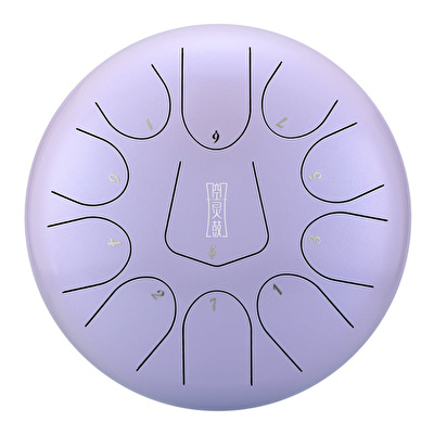 HLURU TS11-10 LILAC - 11 Notalı 10" Lilac Tongue Drum